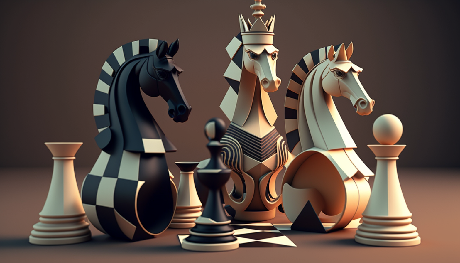 Wallpapers of chess pieces in 4k quality on PC desktop in high quality for free