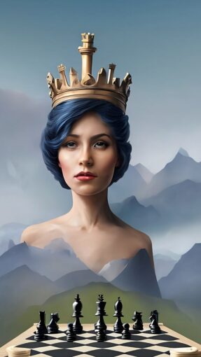 Elegant Queen: Chess Queen Wallpaper in high quality for free