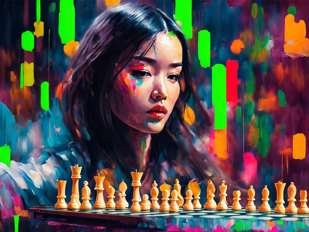 Enigmatic Chess Girl Wallpaper in HD for your Desktop in high quality for free