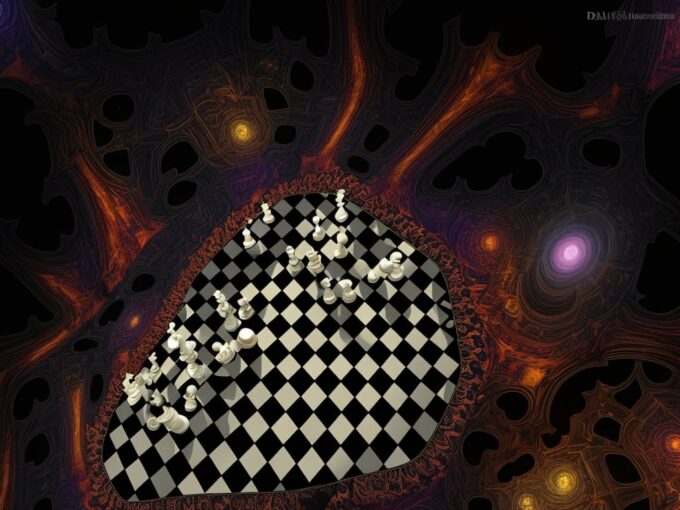 Elegant Chess Art Wallpaper for Chess Lovers in high quality for free