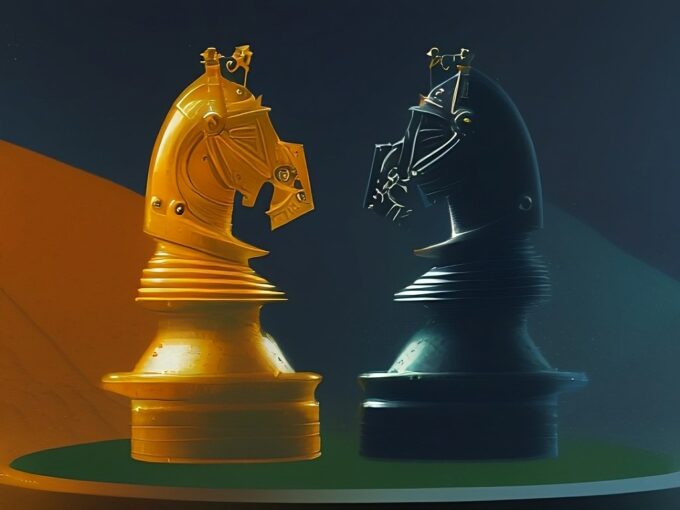 The Horse’s Strength: Chess Wallpaper for Desktop in high quality for free