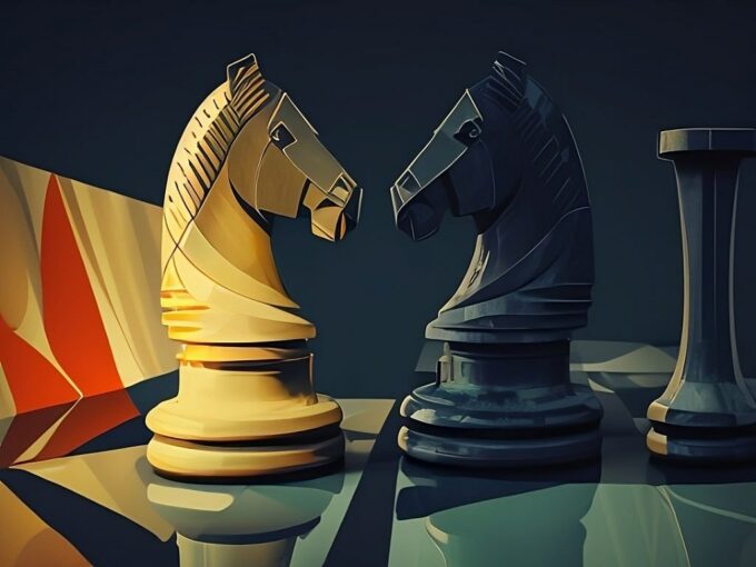 Horses in Harmony: Chess Wallpaper for Desktop in high quality for free