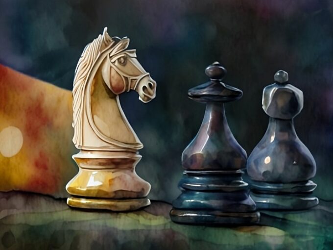 The Horse’s Majesty: Chess Wallpaper HD for Desktop in high quality for free