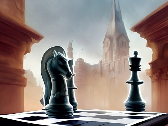 Knight’s Strategy: Chess Wallpaper for Desktop in high quality for free