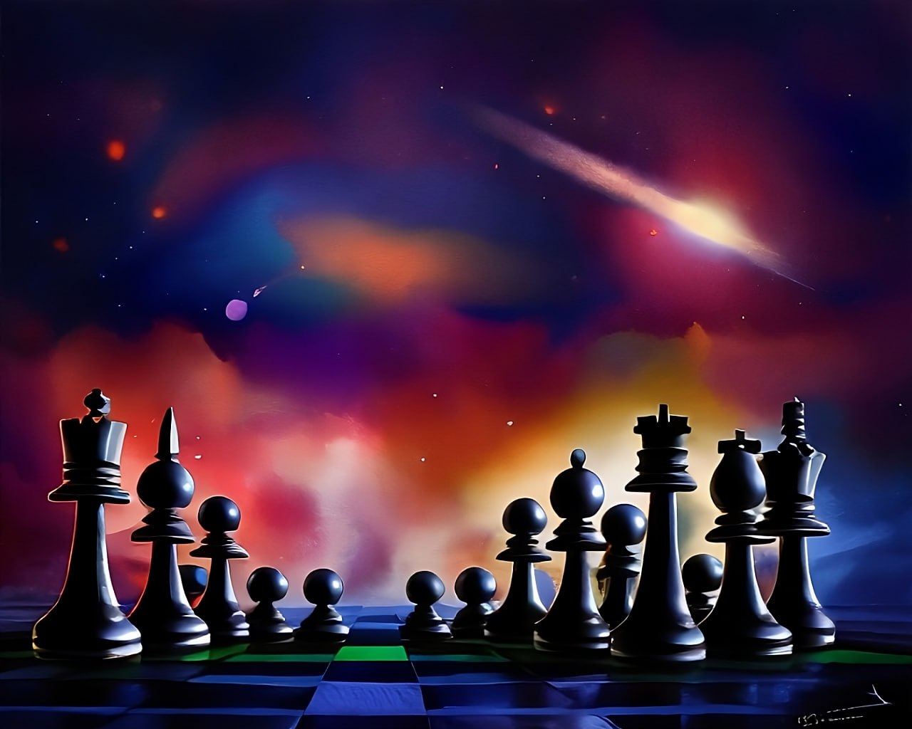 Dynamic Chess Wallpaper in HD for Your Desktop in high quality for free