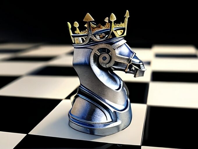 Horses in Action: Chess Wallpaper for Desktop in high quality for free