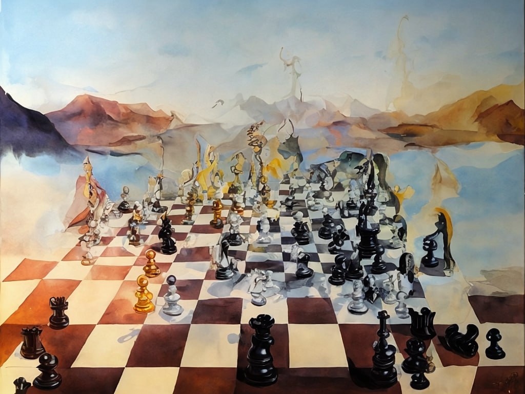 Classic Chess Horizontal Wallpaper 1024×768 in high quality for free