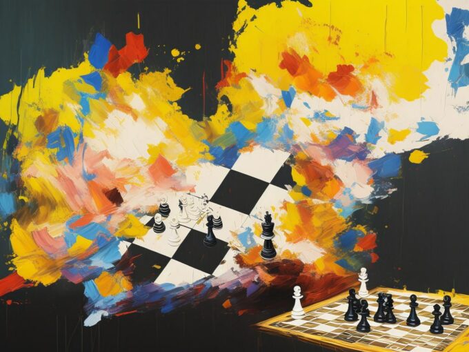 The Art of Strategy: Chess Art Wallpaper PC in high quality for free