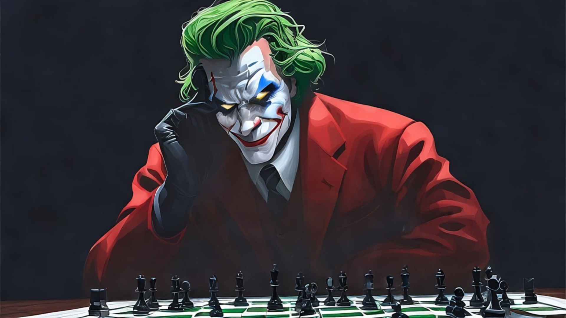 Joker’s Ultimate Chess Game Wallpaper in Full HD for Your Desktop in high quality for free