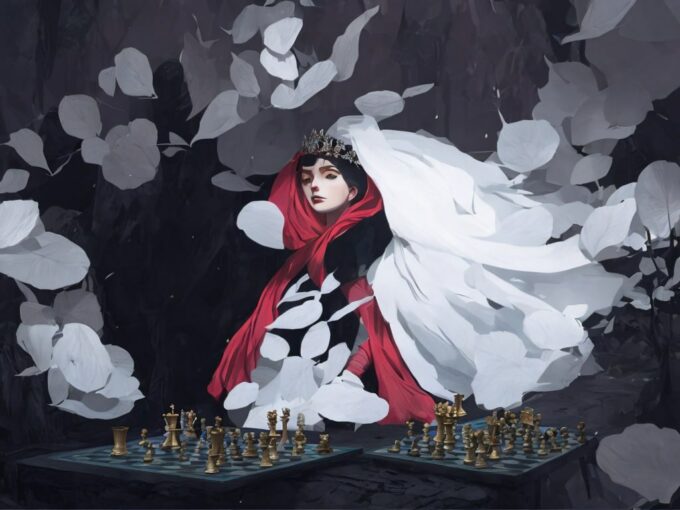 Enchanted by Chess: Chess Queen Wallpaper HD in high quality for free